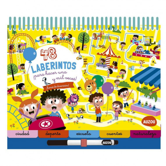 Busca y encuentra 48 laberintos para hacer una y mil veces