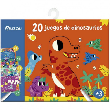 20 JUEGOS DE DINOSAURIOS. AUZOU.