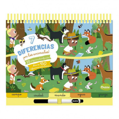 7 diferencias en los animales