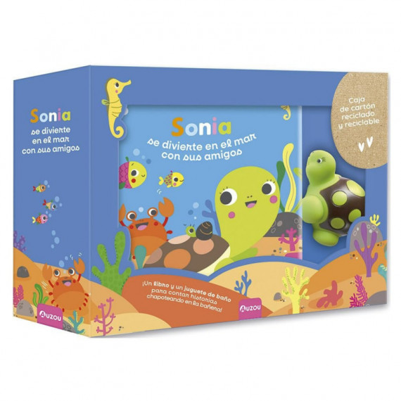 Sonia se divierte en el mar con sus amigos