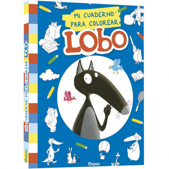 Mi cuaderno para colorear Lobo