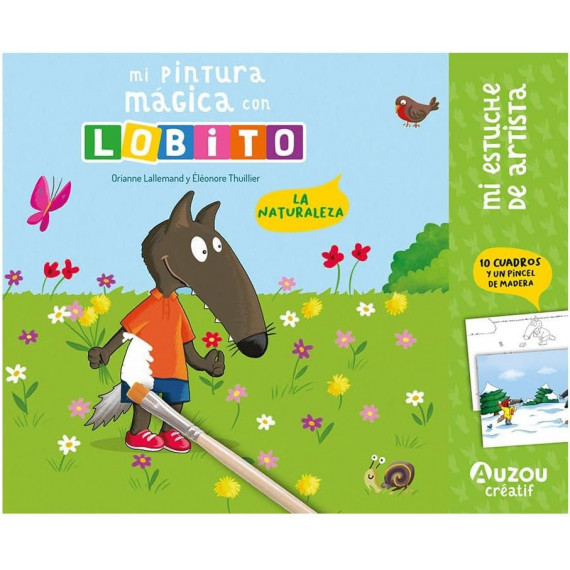 Mi pintura magica con Lobito. La naturaleza.