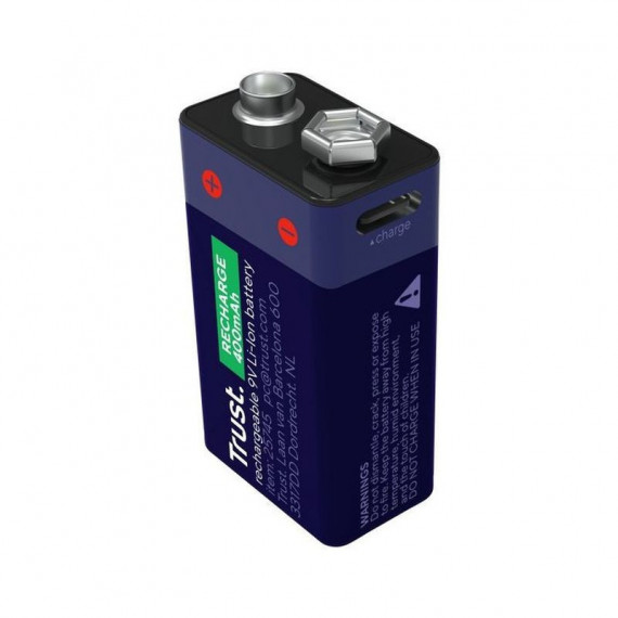 TRUST Pila Recargable Usb-c 9V