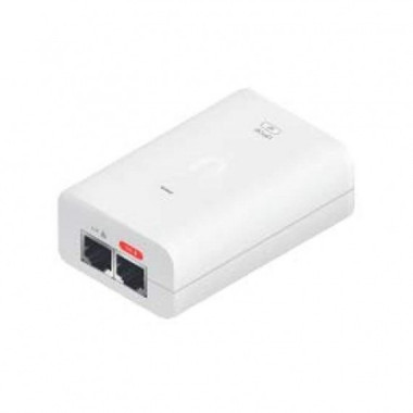 Inyector PoE Ubiquiti U-POE-AT 48V 0.65A 802.3at Gigabit Ethernet