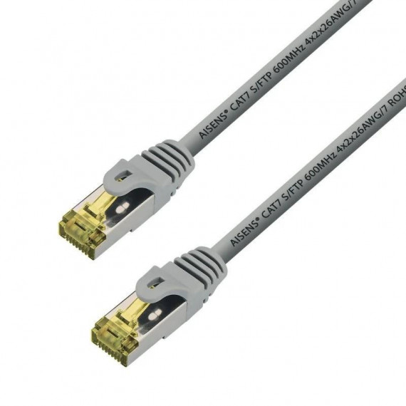 Cable de Red AISENS CAT.7 S/FTP 0.5m Gris