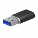 Adaptador AISENS USB 3.2 Gen2 USB-C Hembra a USB-A Macho Negro (A108-0678)