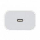 Cargador Smartphone/Tablet AISENS A110-0537 USB-C 20W Blanco