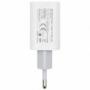 Cargador Smartphone/Tablet AISENS A110-0537 USB-C 20W Blanco