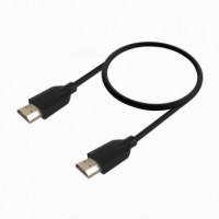 Cable HDMI V2.0 AISENS de Alta Velocidad con Ethernet, Macho/macho, 0.5M, Negro