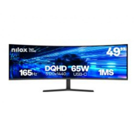 Monitor Nilox 49" VA Dual QHD Curvo 165Hz 1ms (NXM49CRVDC2)