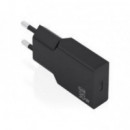 Cargador de Pared AISENS Slim Gan 30W Pd/qc 3.0 1XUSB-C Negro (A110-1004)