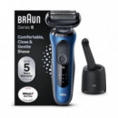 BRAUN 60-B7000CC Afeitadora Series 6 Sensoflex con Base Smart Care