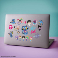 Pack Pegatinas K-pop Demon Hunters  CINEREPLICAS