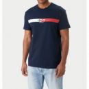 Camiseta Tommy Jeans Signature azul marina
