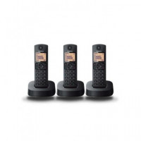 PANASONIC Telefono Inalambrico Trio KX-TGC313 Negro
