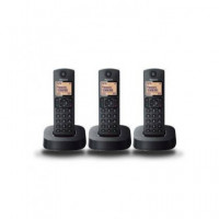 PANASONIC Telefono Inalambrico Trio KX-TGC313 Negro