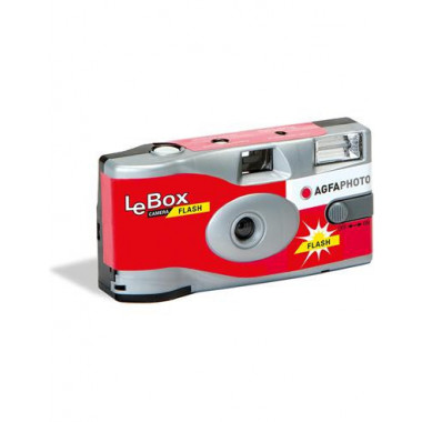 AGFAPHOTO Camara Desechable Lebox con Flash 27 Fotos Iso 400