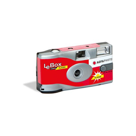 AGFAPHOTO Camara Desechable Lebox con Flash 27 Fotos Iso 400