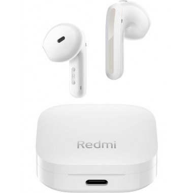 XIAOMI Auricular Bluetooth Redmi Buds 6 Active Con Base Cargadora Blanco