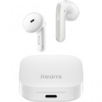 Xiaomi Auricular BLUETOOTH Redmi Buds 6 Active con Base Cargadora Blanco  XDDESIGN