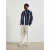 Pantalones Cortos Pantalón FARAH Greenport Ecru