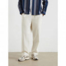 Pantalones cortos Pantalón FARAH Greenport Ecru