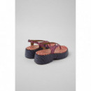 Calzado Sandalias Camper Tasha Ultrafot Rosa Multicolor  CAMPER