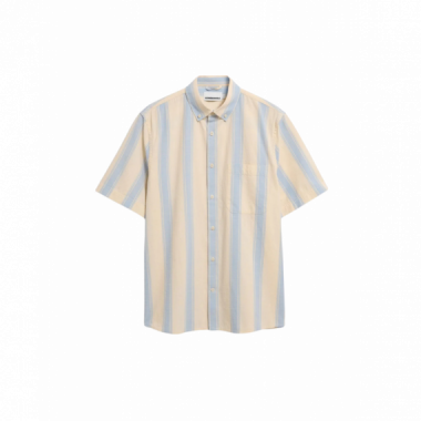 Camisas Camisa ARMEDANGELS Striped 3455 Wedgwood
