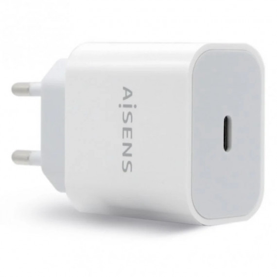 CARGADOR SMARTPHONE/TABLET AISENS A110-0537 USB-C 20W WHITE
