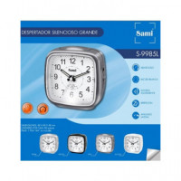 SAMI Despertador Analogico S-9985L Surtido Colores