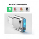 FGNS Lector Tarjeta Micro SD Con Conector Lightning Para Apple Iphone AD222