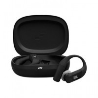 JBL Auricular BLUETOOTH Endurance Peak 4 Negro y Gris  con Soporte Oreja Cancelacion de Ruido 48H