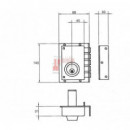 Cerradura Jis Derecha - Modelo 5240