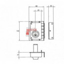 Cerradura Jis Derecha - Modelo 5240