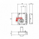 Cerradura Jis Derecha - Modelo 5240
