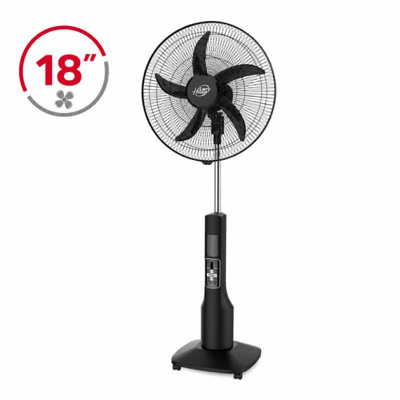 Ventilador de Pie Recargable 50W LARRYHOUSE 18"