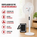 Ventilador Solar 15W LARRYHOUSE 14"