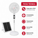 Ventilador Solar 15W LARRYHOUSE 16"