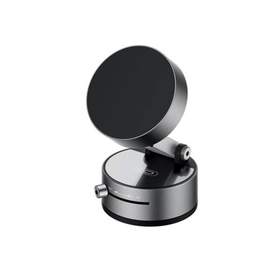 SOPORTE COCHE CON VENTOSA Y SOPORTE MAGNÉTICO GRIS XO