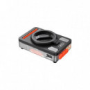 SOPORTE DE MOVIL CON ALTAVOZ INALÁMBRICO NEGRO XO