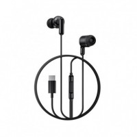 Auriculares con Cable USB C Negro XO