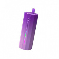 Altavoz Inalámbrico Led Deslumbrante Violeta XO