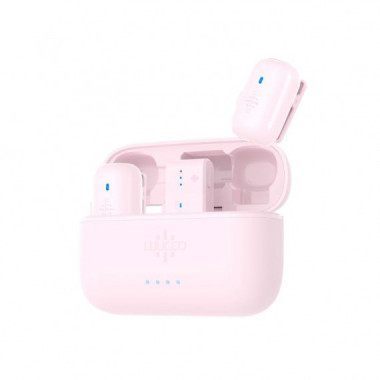 Lavalier Microfono LUUCCO Minipods K2 USB C Rosa