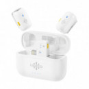 Lavalier Minipods K2 Lightning Blanco  LUUCCO