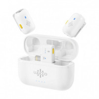 Lavalier Minipods K2 Lightning Blanco  LUUCCO