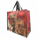 Bolsa Reutilizable Rafia Jurassic World T-rex