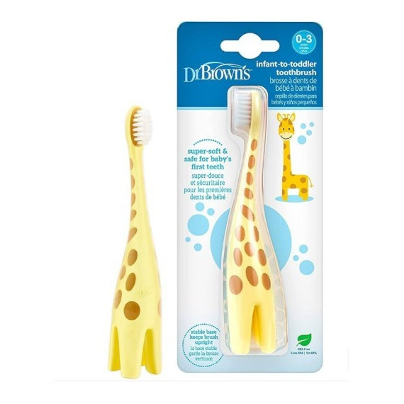 Dr Brown´s Cepillo Dientes Bebe Jirafa 0-3 Años  BEBE INNOVA