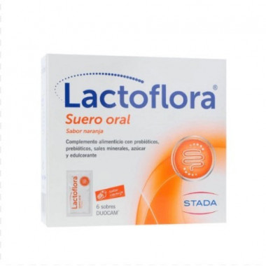 Lactoflora Suero Oral 6 Sobres Duocam 6,58 G Sabor Naranja  STADA