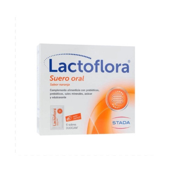 Lactoflora Suero Oral 6 Sobres Duocam 6,58 G Sabor Naranja  STADA