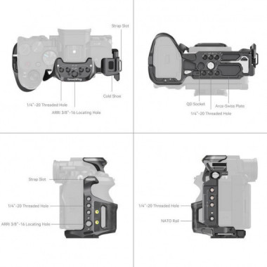 SmallRig Jaula Rhinoceros 6029 para Sony Alpha 7 V / 7R V / 7 IV